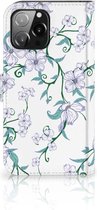 Telefoonhoesje iPhone 13 Pro Max Bookcase Blossom White