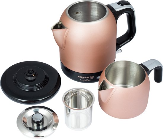 Arzum Ehlikeyf Samovar - Wit - Turkse Theemachine - 3.5 1.2 liter