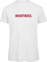 T-shirt Wit - Hockeytrutje - soBAD.