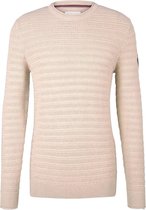 Tom Tailor Lange mouw Trui - 1028461 Beige (Maat: L)