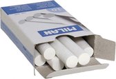 schoolbordkrijt 8 cm wit 20 stuks