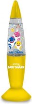 lavalamp Baby Shark: Sharky ll junior 18 x 6 cm geel