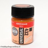 Acrylverf Zijdeglans - Deco - Universal Satin - 432 terra - 16 ml - Amsterdam - 1 stuk