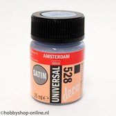 Acrylverf Zijdeglans - 527 Zachtblauw - Deco - Universal Satin - Amsterdam - 16 ml