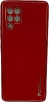 ZKl Telecom Telefoonhoesje - Back Cover - Geschikt Voor Samsung Galaxy A42 - Rood