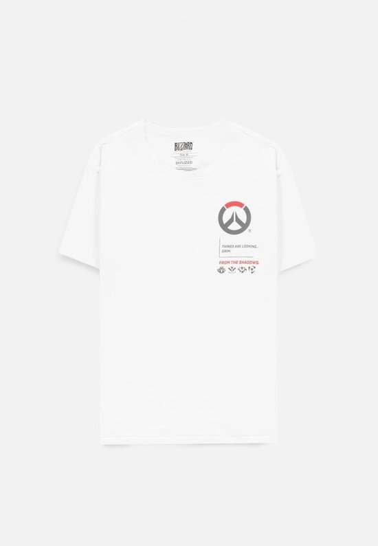 Overwatch - Reaper Guns Heren T-shirt - S - Wit