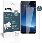 dipos I 2x Pantserfolie helder compatibel met Vivo X20 Plus Beschermfolie 9H screen-protector