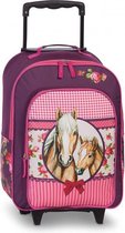 trolley Horse meisjes 16 x 32 x 42 cm roze