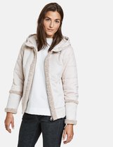 GERRY WEBER Gewatteerde jas met details van imitatiebont