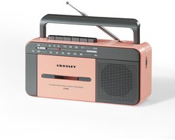 Crosley CT102A - Cassettespeler - Rosé goud & Grijs