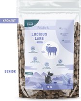 Studio Proud - hondenvoer - Senior - Lam - 10 kg - Krokante hondenbrokken - honden droogvoer - Proud to Be - Lucious Lamb Crunchy