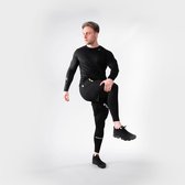 Body & Fit Perfection Flex Legging - Leggings de sport pour hommes - Collant de Sport - Pantalons de sport pour hommes - Zwart - Taille L