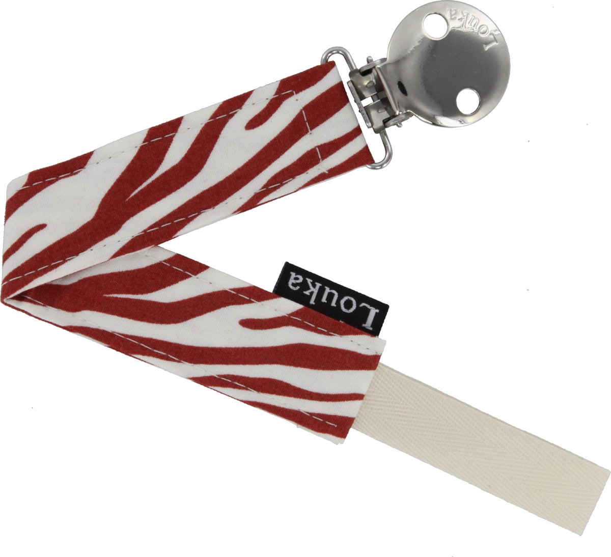 Goedkoopste Louka Speenkoord zebra roest bruin - speenketting