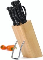 Ensemble de couteaux avec bloc à couteaux, 6 pièces, bois - KitchenCraft