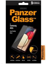 PanzerGlass Case Friendly Gehard Glas Screenprotector Geschikt voor Samsung Galaxy A02s - Zwart
