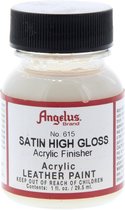 Angelus  Acrylic Finish - vernish voor leren stoffen - acrylbasis - Satijnen Hoge Glans afwerking - 29,5ml