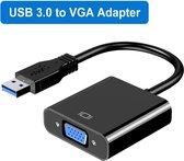 USB3.0 naar VGA adapter - 0,15 meter -Zwart