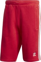 adidas Originals 3-Stripe Shorts Heren rood M