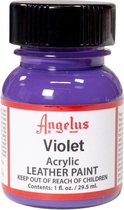 Angelus Leather Acrylic Paint - textielverf voor leren stoffen - acrylbasis - Violet - 29,5ml
