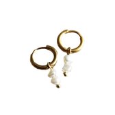 Woodzstyle - Dames oorringen - Goud