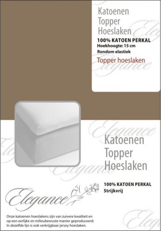 Hoeslakens 180x210cm - Percal, Satijn & Meer
