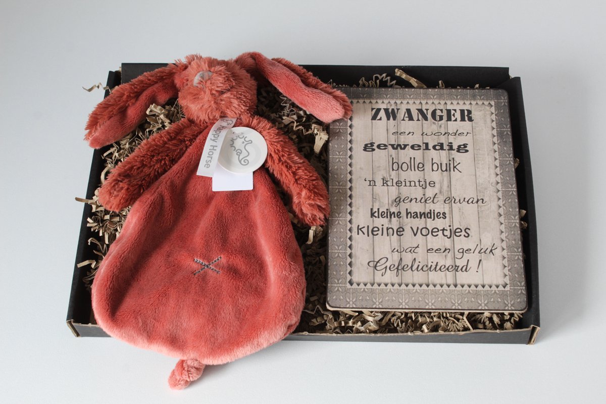 Goedkoopste Brievenbus cadeau Richie Rabbit Rusty - tekstbord - knuffel happy horse