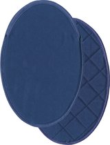 Pannenlap -oval blauw