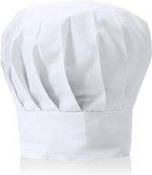 Toque adulte - cuisine - toque - costume de chef - blanc