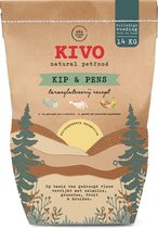 Kivo Petfood Hondenbrokken Kip & Pens 14 kg Koudgeperst - Glutenvrij