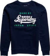 Superdry Script Style Col Crew Heren Trui - Maat 3XL