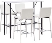 Medina 5-delige Barset kunstleer wit