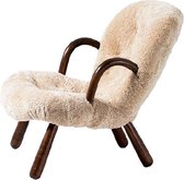 Medina Fauteuil - Schapenvacht stoel - Modern - Wit