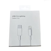 USB Type C naar Lightning kabel - 1M - Wit