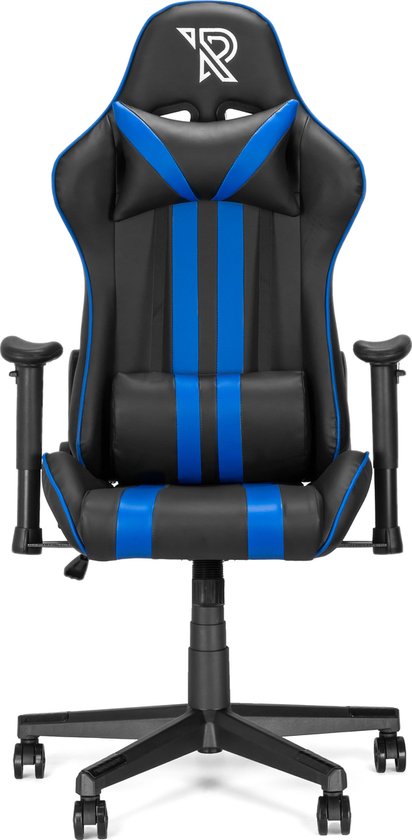 Ranqer Felix - gamestoel - gaming stoel - ergonomische bureaustoel - zwart / blauw