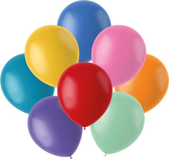 Ballonnen Color Pop Mix 23 cm - 50 stuks