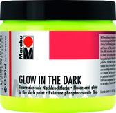 Marabu Shiny, Fluorescent Night Paint - Glow in the Dark - 200 ml. sur base d'eau.