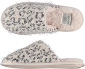 Apollo Dames Huisslippers Leopard Beige 37-38