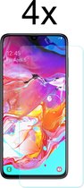 Samsung A22 4G screenprotector - Beschermglas Samsung Galaxy A22 Screen protector glas - 4 stuks