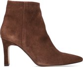 Another Label Elin Ankle Boot Enkellaarsjes - Enkelboots met rits - Dames - Bruin - Maat 39