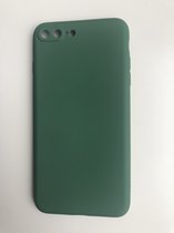 Siliconen back cover - Geschikt voor iPhone 7 Plus / 8 Plus - TPU hoesje Groen