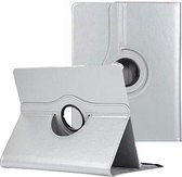Universeel 10 inch Multi Stand Case - 360 Draaibaar Tablet hoesje - Tablethoes Zilver