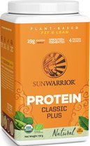 SUNWARRIOR Classic Plus Natural 750g Bio & Vegan *Plantaardig Proteïnepoeder