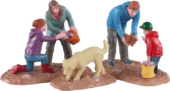 Lemax - Looking For Seashells- Set Of 3 - Kersthuisjes & Kerstdorpen