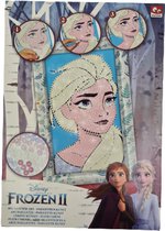 Disney Frozen Diamond Painting - Elsa - Multicolor - Knutselpakket - 21 x 30 cm - 3+