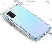 Anti shock siliconen case - Extra sterke hoeken back cover -Geschikt voor OPPO A94 (5G) - stoot rubber siliconen - transparant