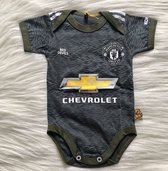 Limited Edition Manchester United Away2 soccer baby romper 100% cotton