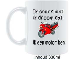 Bedrukte Beker - Motor - Rijden - Verjaardag - Vaderdag - Cadeau - Gein - Funny - Geschenk - Gepersonaliseerd -Tekst - Quote  model 2