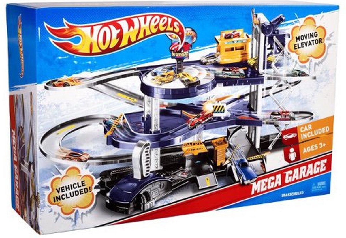 Hot Wheels - Mega Garage - 70 cm inaltime - Vraja Jucariilor