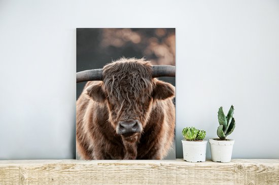 Décoration Murale Métal "VACHE BIENVENUE" - 25 Cm - Style Rustique Pour Intérieur Ou Extérieur