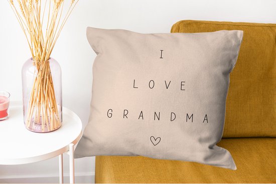 Cadeau pour grand-mère - J'aime grand-mère - Rose